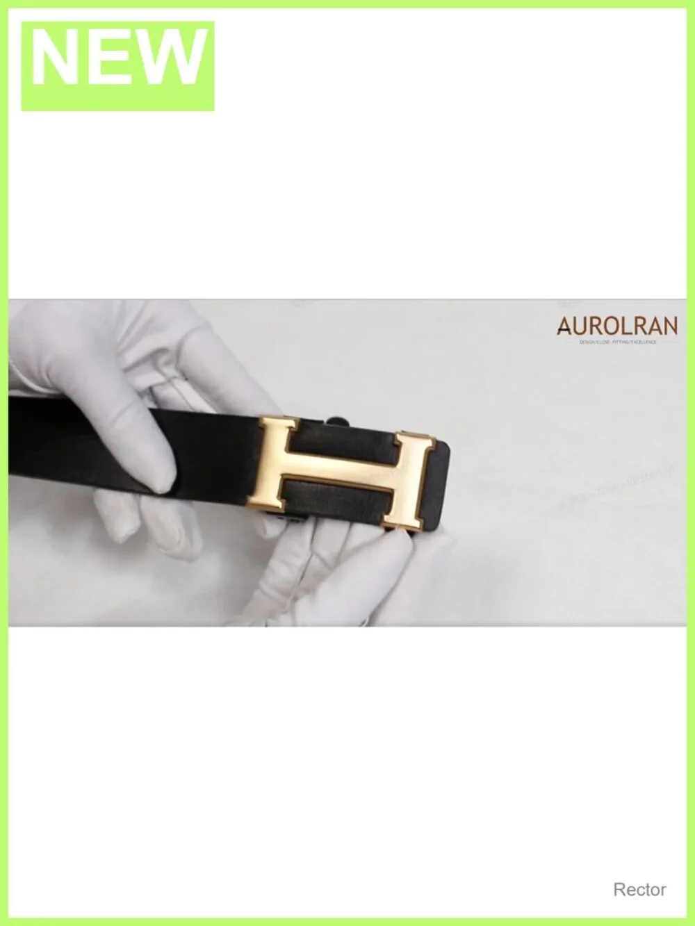 Leather Dress Belt with Automatic Buckle - Adjustable, Business Formal